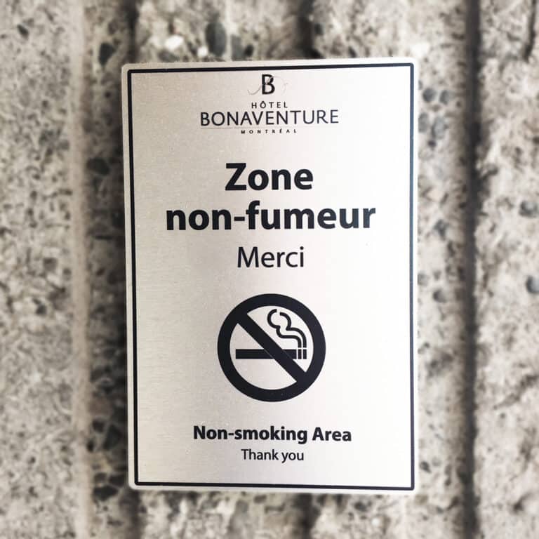 pancarte-non-fumeur-hotel-bonaventure-montreal